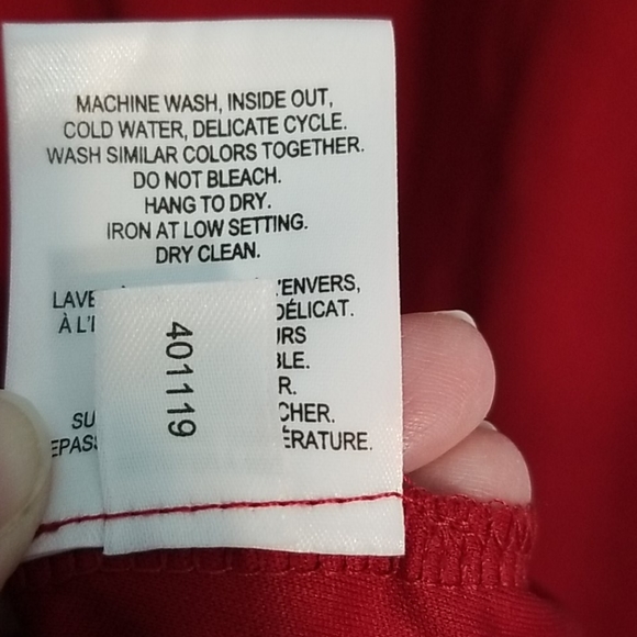 Penningtons red asymmetrical cutout dress 1X NWT - Picture 8 of 16